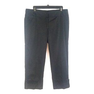 WHBM Size 10 Black Crop Leg Pants